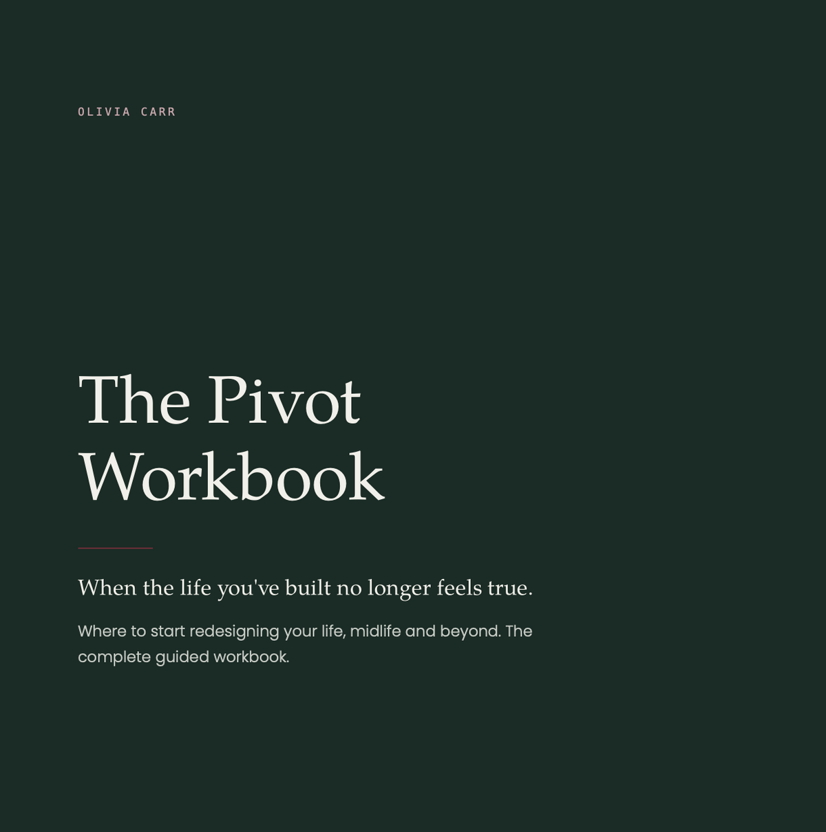 The Pivot Workbook
