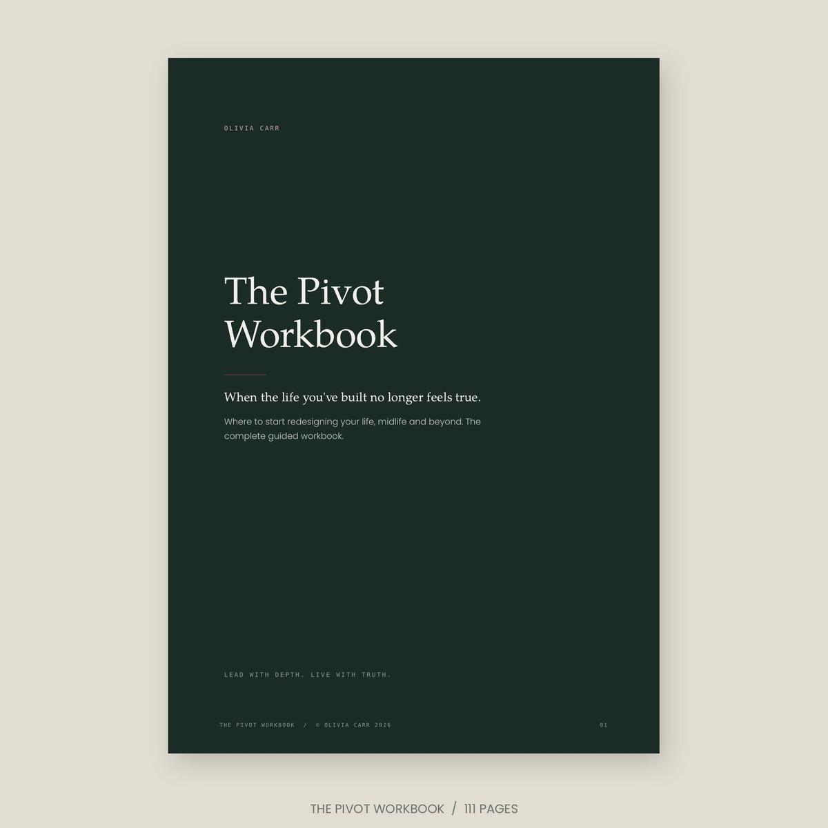 The Pivot Workbook cover.